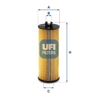 Фільтр масляний ufi 25.248.00