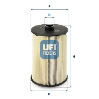 Фільтр палива ufi 26.043.00