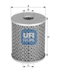 Паливний фільтр ufi 26.670.00