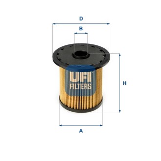 Паливний фільтр ufi 26.690.00