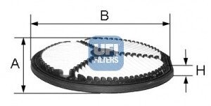Фильтр воздушный ufi 27.274.00