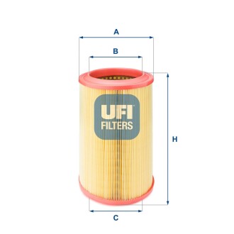 Повітряний фільтр ufi 27.366.00