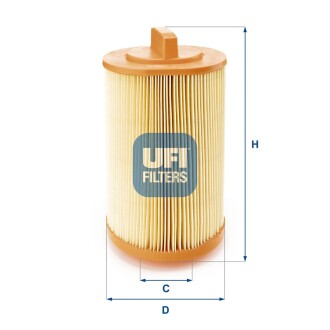 Повітряний фільтр ufi 27.486.00