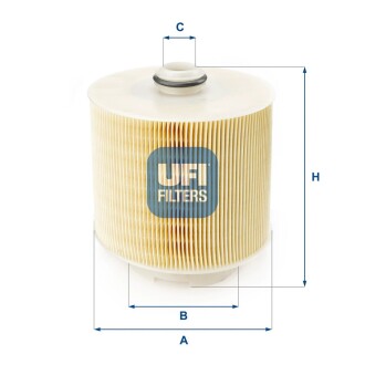 Повітряний фільтр ufi 27.598.00