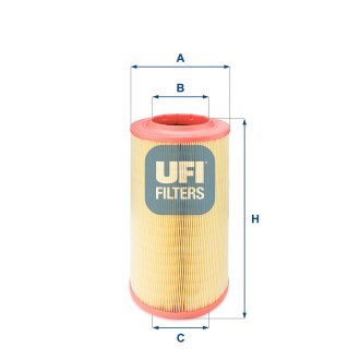 Фільтр повітряний ufi 27.628.00