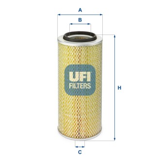 Повітряний фільтр ufi 27.828.00