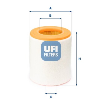 Повітряний фільтр ufi 27.A48.00