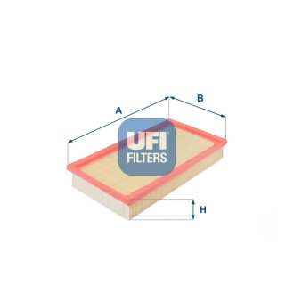 Повітряний фільтр ufi 30.165.00