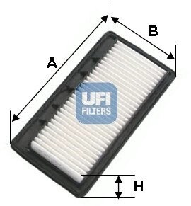 Воздушный фильтр ufi 30.538.00