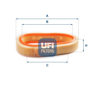 Повітряний фільтр ufi 30.806.00