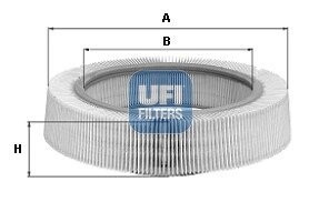 Повітряний фільтр ufi 30.896.00