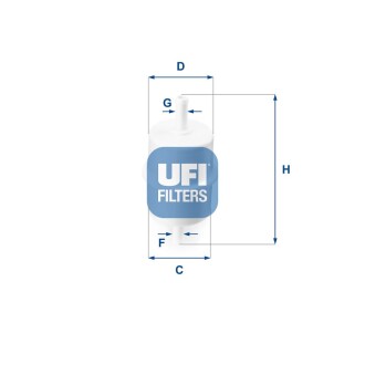 Паливний фільтр ufi 31.010.00