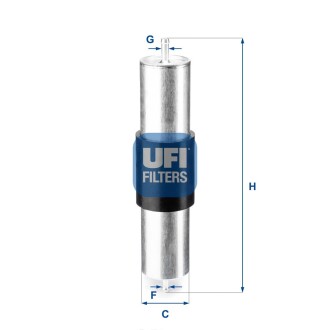 Паливний фільтр ufi 31.569.00