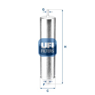 Паливний фільтр ufi 31.838.00