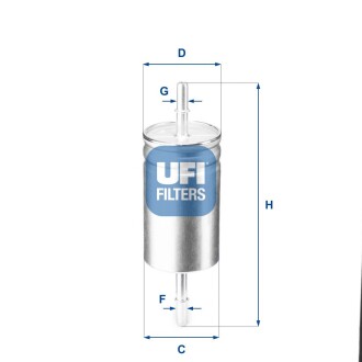 Паливний фільтр ufi 31.842.00