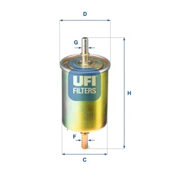 Паливний фільтр ufi 31.850.00