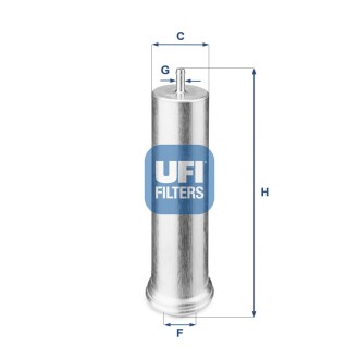 Паливний фільтр ufi 31.851.00