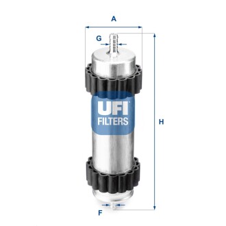 Паливний фільтр ufi 31.946.00