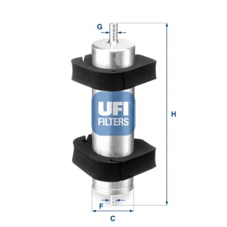 Паливний фільтр ufi 31.950.00