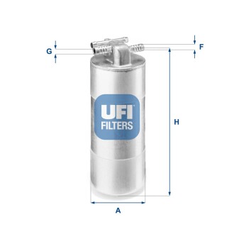 Паливний фільтр ufi 31.953.00