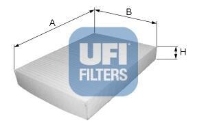 Фільтр салону ufi 53.034.00