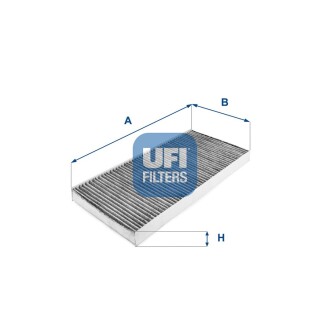 Фільтр салону вугільний ufi 54.146.00