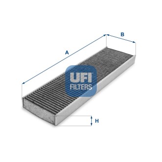 Фільтр салону вугільний ufi 54.175.00