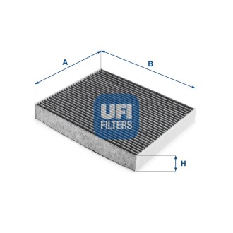 Фільтр салону вугільний ufi 54.284.00