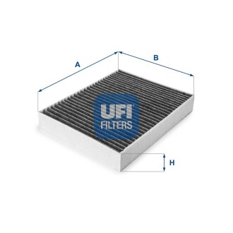 Фільтр салону вугільний ufi 54.312.00