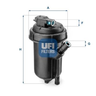 Корпус паливного фільтра ufi 55.125.00