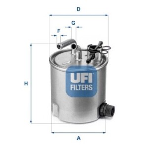 Паливний фільтр ufi 55.394.00