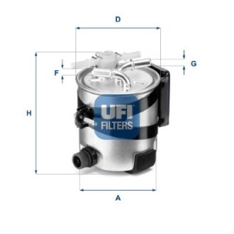 Паливний фільтр ufi 55.418.00