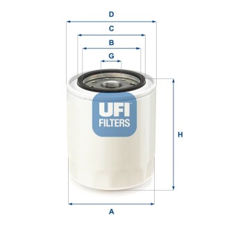 Масляний фільтр ufi 80.059.00