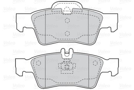 Колодки гальмівні (задні) MB E-class (W211/W212)/S-class (W220/W221) 98- valeo 302039