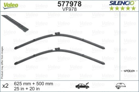 Щітки склоочисника valeo 577978