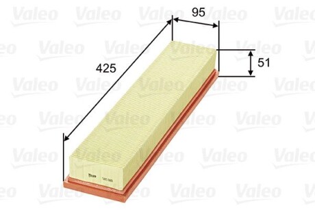 Фильтр воздушный valeo 585080