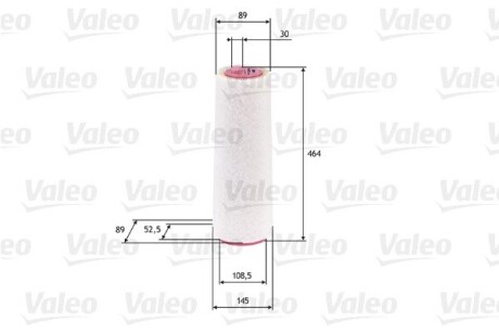 Фильтр воздушный valeo 585625