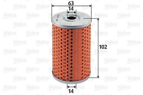 Фільтр паливний valeo 587911