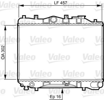 Радиатор valeo 730436