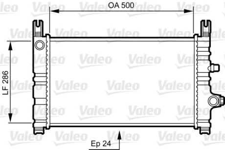 Радиатор valeo 731299 (фото 1)