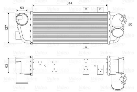 Радиатор наддува valeo 818333 (фото 1)