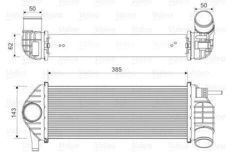 Інтеркулер valeo 818584