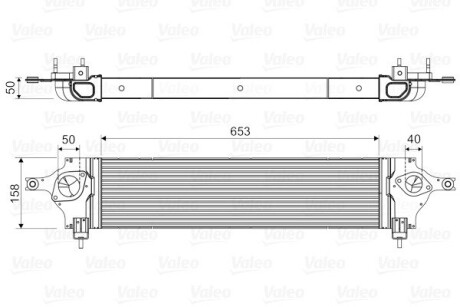 Інтеркулер valeo 818589