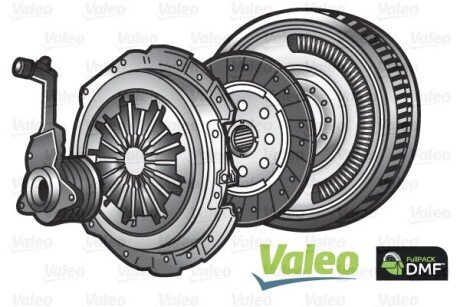 Демпфер + комплект зчеплення Ford Fiesta/Fusion 1.4 TDCi 01-12/Mazda 2 1.4 CD 03-07 valeo 837303