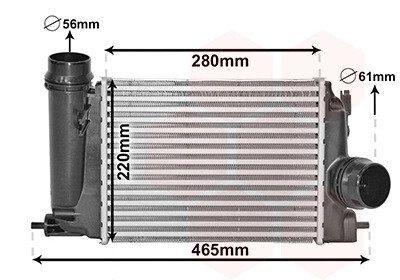 Інтеркулер NISSAN QASHQAI / RENAULT MEGANE van Wezel 13014703