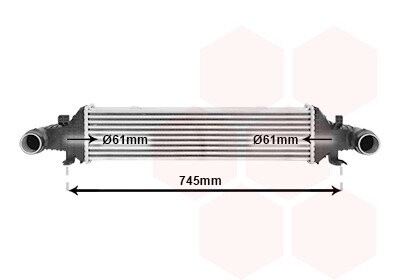 Інтеркулер MERCEDES SERIE 204/ CLAS/ GLK van Wezel 30004593