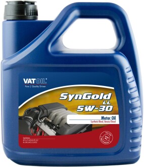 Масло моторное SynGold LL 5W-30 (4 л) vatoil 50017