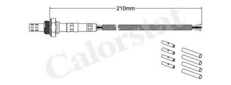 MAZDA лямбда-зонд (3 конт.) DEMIO (DW) 1.3 16V 98-03, DEMIO (DW) 1.3 i 16V 98-00 vernet ls030079