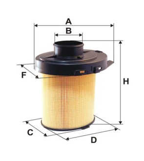 Фільтр повітряний wix filters wa6033