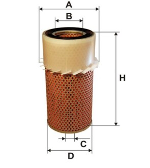 Фильтр воздуха wix filters wa6104